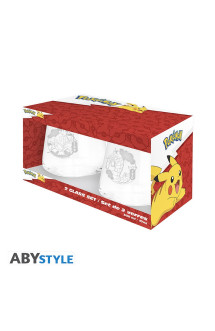 Pokemon - set de 2 verres - magicarpe & léviator