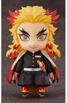 Demon slayer: kimetsu no yaiba - figurine nendoroid swacchao! kyojuro rengoku