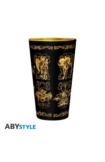 Saint seiya - verre xxl - 400 ml - armures d'or