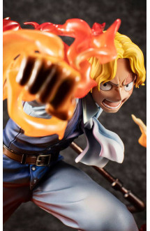 One piece - sabo fire fist - statuette pvc p.o.p. - 15cm