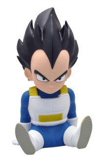 Dragon ball - vegeta chibi - tirelire pvc 15cm