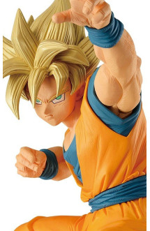 Dragon ball super - statuette super zenkai super saiyan son goku