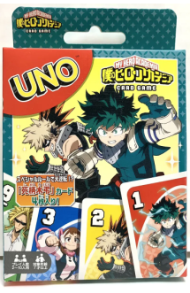 My hero academia jeu de cartes uno