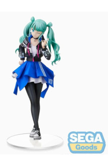 Hatsune miku - statuette spm street sekai miku 21 cm