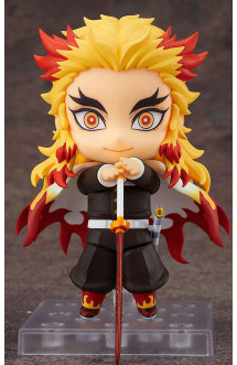 Demon slayer : kimetsu no yaiba - figurine nendoroid kyojuro rengoku