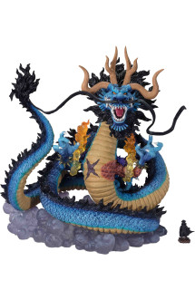 One piece figuarts zero kaido king of the beasts dragon form super fierce battle 30cm