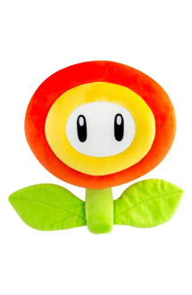 Super mario - peluche mocchi-mocchi fleur de feu 38 cm