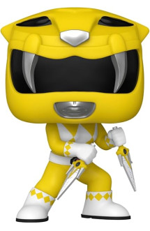 Power rangers 30th - figurine pop! yellow ranger 9 cm